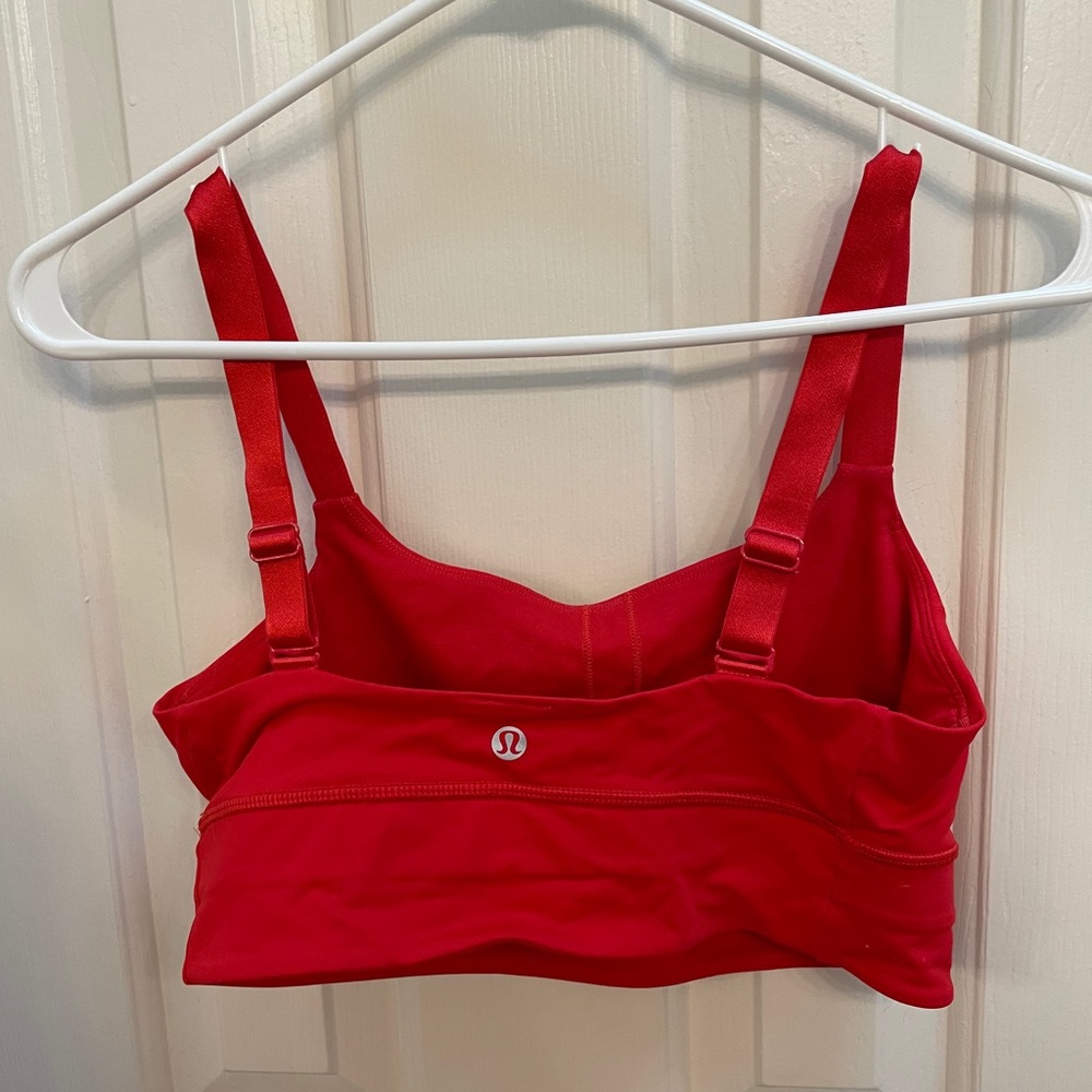 lululemon red sports bra